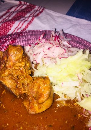 Una foto de Cochito en adobo o cochito horneado estilo Chiapas (sin horno)