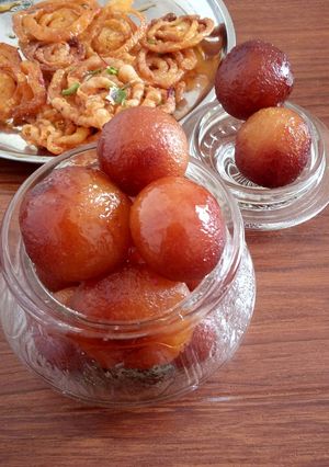 A picture of Paneer Gulab Jamun.