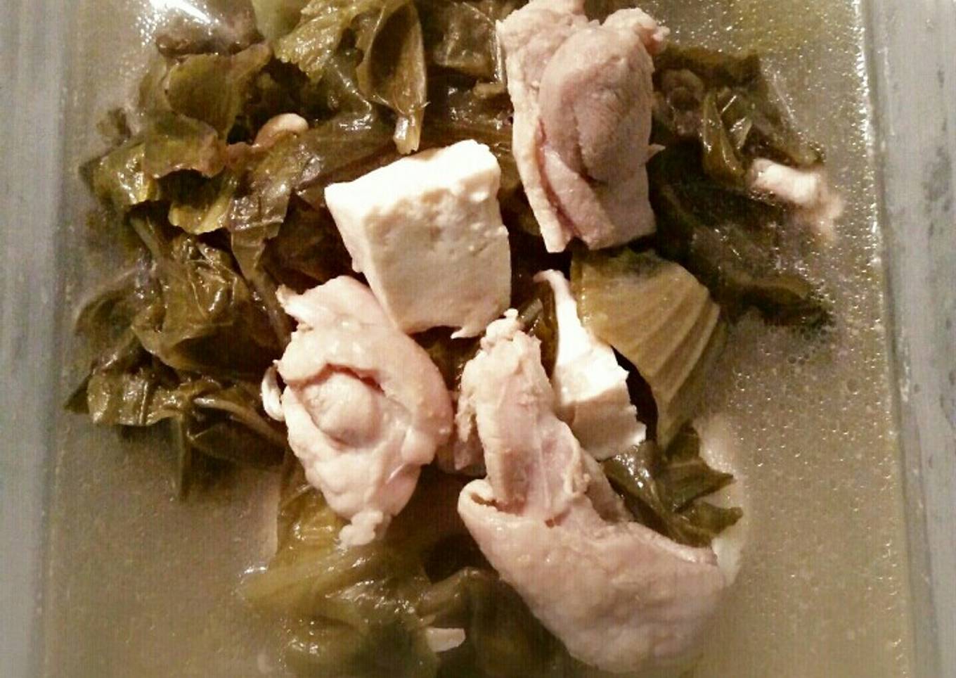 Sup Ayam Tahu Asam Gurih ala rethz
