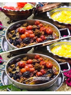 عکسی از دستور خورشت بادمجان