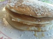 Una foto di pancake cocco