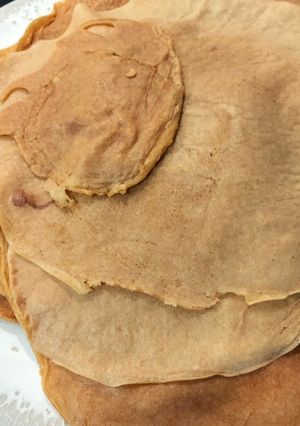 Una foto de Chulas o crepes de calabaza