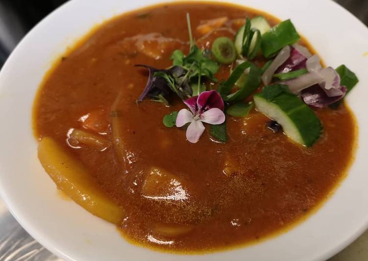 Award-winning Japanese curry chicken (kare)