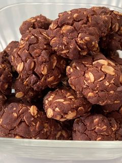 Una foto de Galletas de chocolate con avena