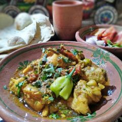 A picture of Sindhi chicken karia.