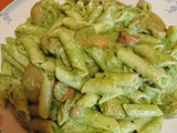 Macarrones con salsa de verduras