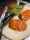 Lemon garlic pork chops