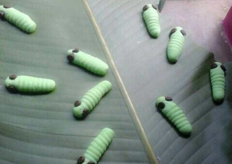 Resep Caterpillars Cookies (foto step by step), Enak Banget