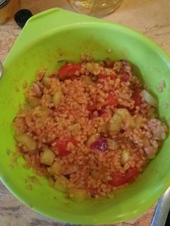 Bulgur saláta recept fotója