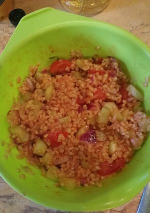 Bulgur saláta recept fotója