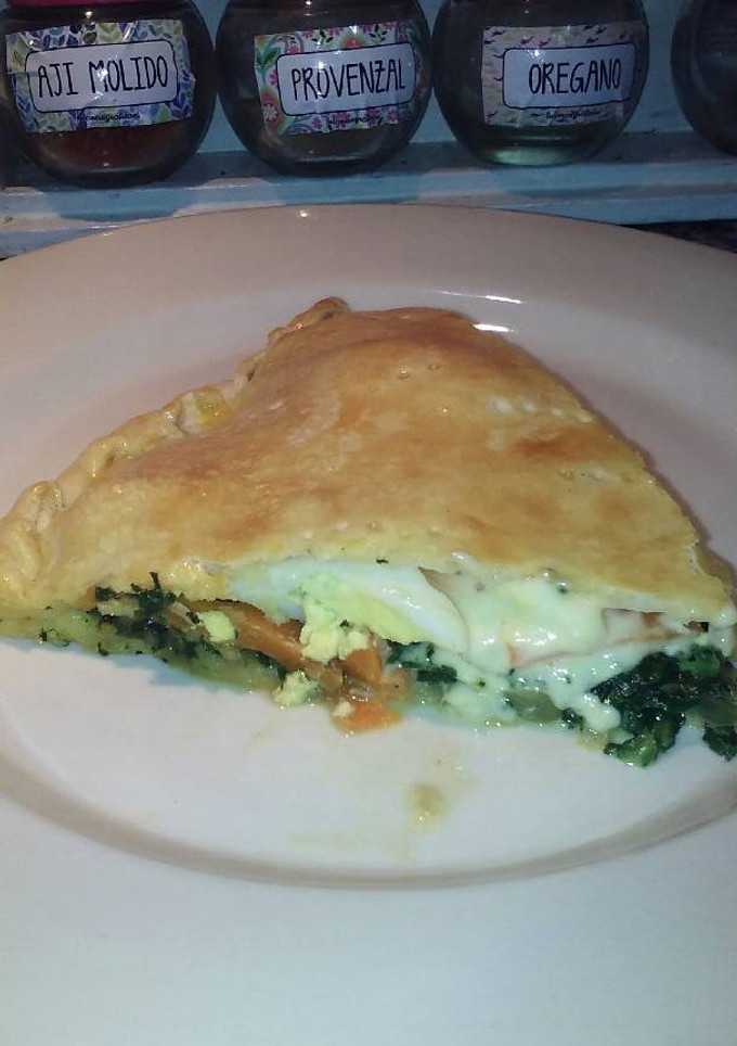 Una foto de Tarta de verduras! tipo pascualina pero todo caserito 😁