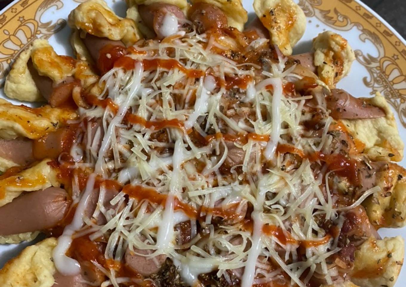 Pizza oven homemade lembut dan empuk walau sudah dingin