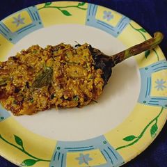 Eggplant bharta Maharashtrian style A picture of Eggplant bharta Maharashtrian style.