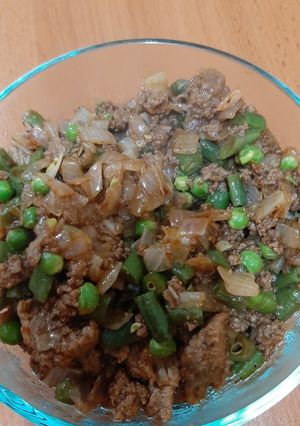 Una foto de Guiso de carne y vainitas