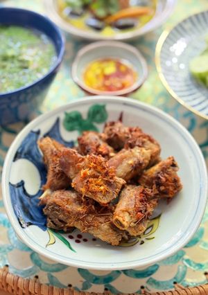 Hình của món Sườn Nướng Muối Sả Ớt.