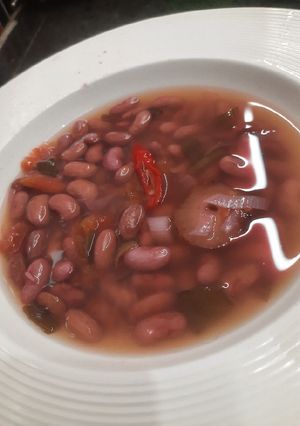 Foto resep Angeun kacang merah sunda