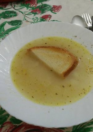 Una foto de Sopa de cebolla