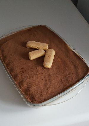 صورة لوصفة تيراميسو بالبيض 🐣🐣🐣