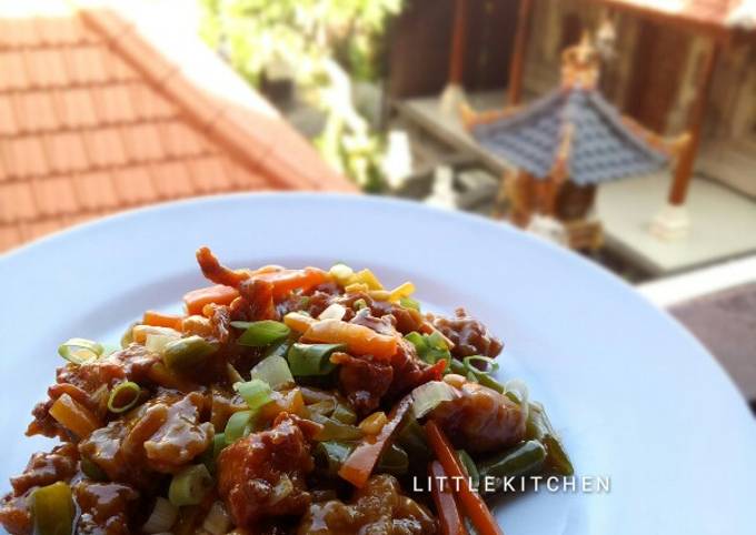 Resep Ayam tepung asam manis, Enak Banget