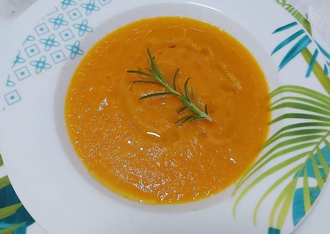 Modo semplice a Fai  Fatto in casa Vellutata di zucca vegan