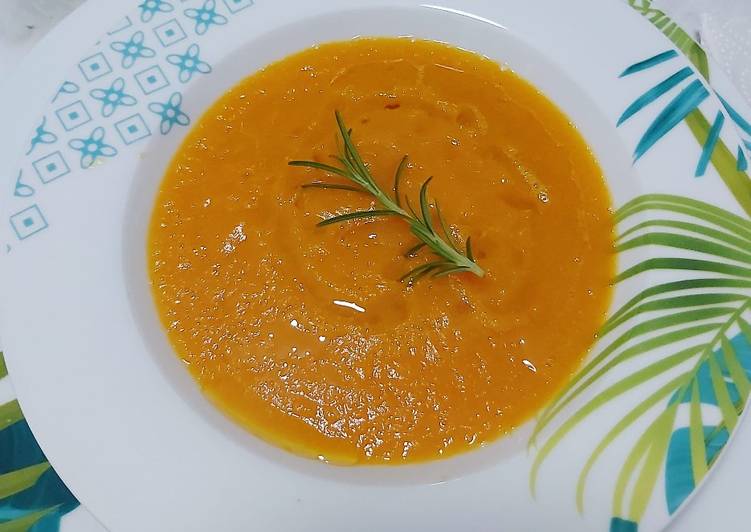 Easiest Way to Prepare Qualsiasi sera della settimana Vellutata di zucca vegan