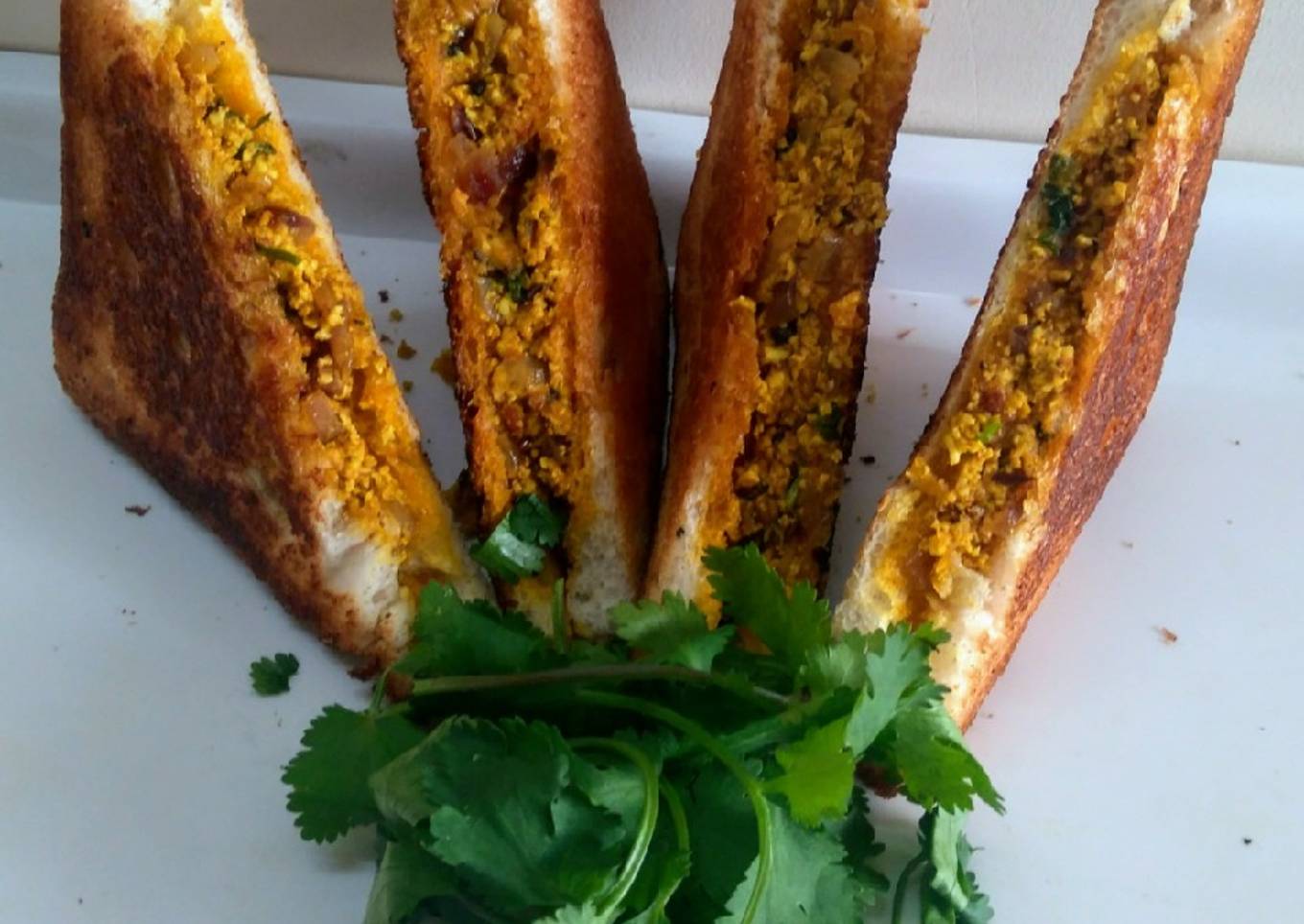 Paneer Bhurjee Sandwich