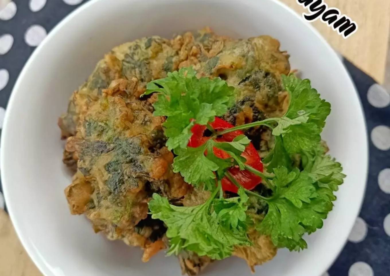 Bagaimana Membuat 826. Bakwan Bayam Kress (ala) Kobe yang Enak Banget