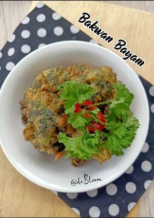 Foto resep 826. Bakwan Bayam Kress (ala) Kobe
