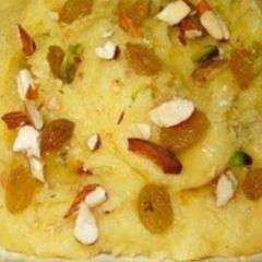 A picture of Potato halwa.