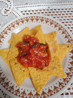 Foto resep Nachos saus salsa