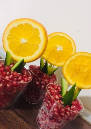 عکسی از دستور تزئین میوه