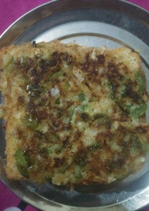 A picture of Bread pizza.