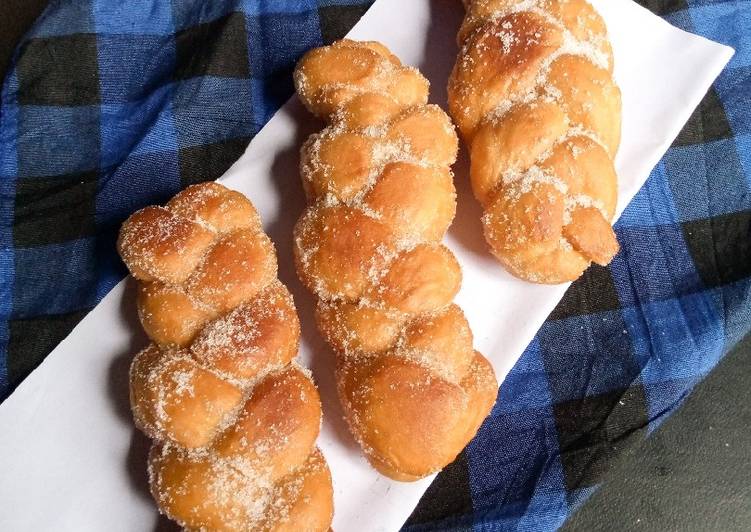 Steps to Prepare Perfect Braided Doughnut | This is Recipe So Perfect You Must Undertake Now !!