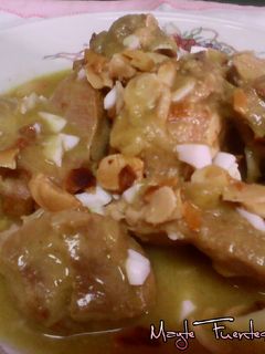 Una foto de Pavo en pepitoria