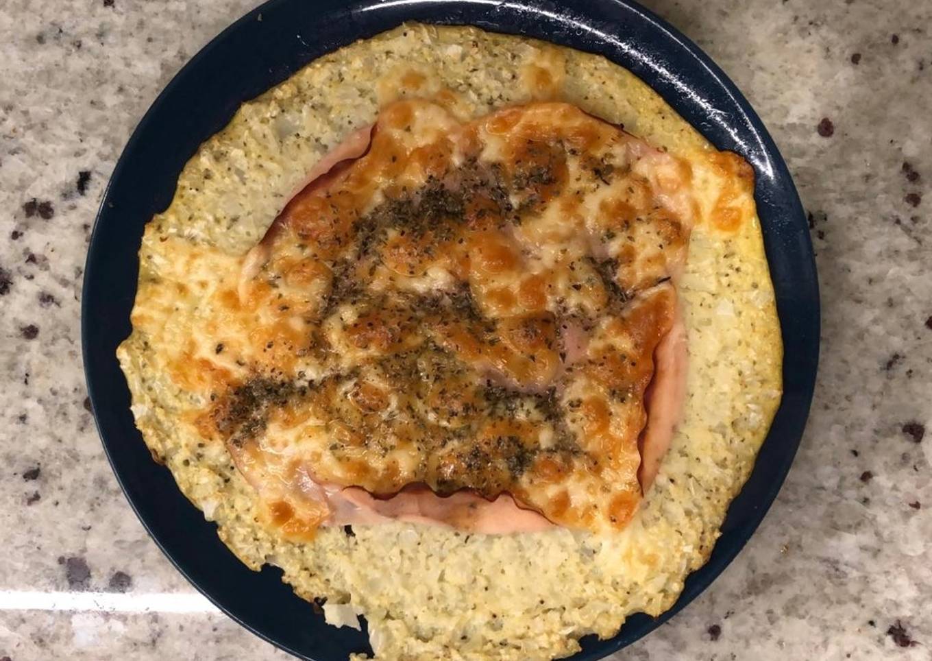 Pizza con base de coliflor