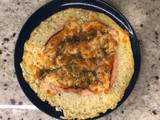 Pizza con base de coliflor