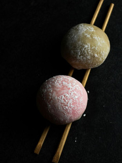 Una foto de Mochi casero