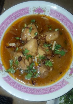 A picture of Chicken nihari.