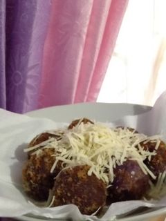 Foto resep Bola Bola Ubi Ungu