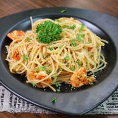 Shrimp Aglio Olio-レシピのメイン写真
