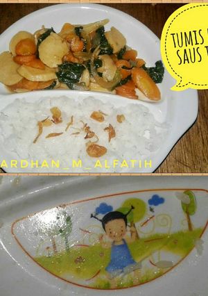 Foto resep Tumis Bakso saus Tiram (mpasi 1+)