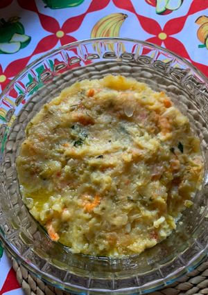 Foto de Batata amassada e camarão ao forno