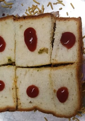 A picture of Cucumber sandwich.