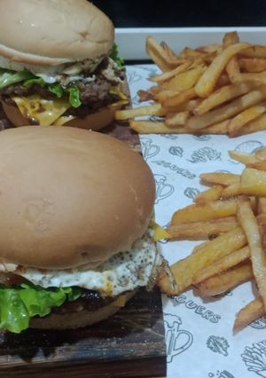 Una foto de Hamburguesas caseras