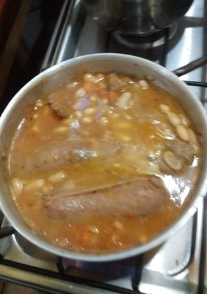 Una foto de Cazuela de falda