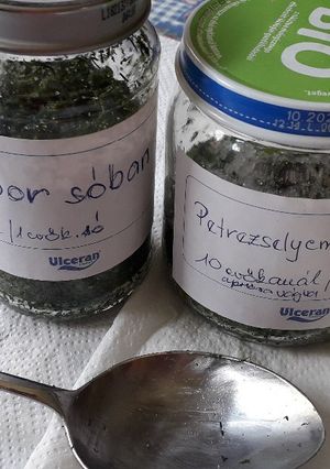 Petrezselyem és kapor télire recept fotója