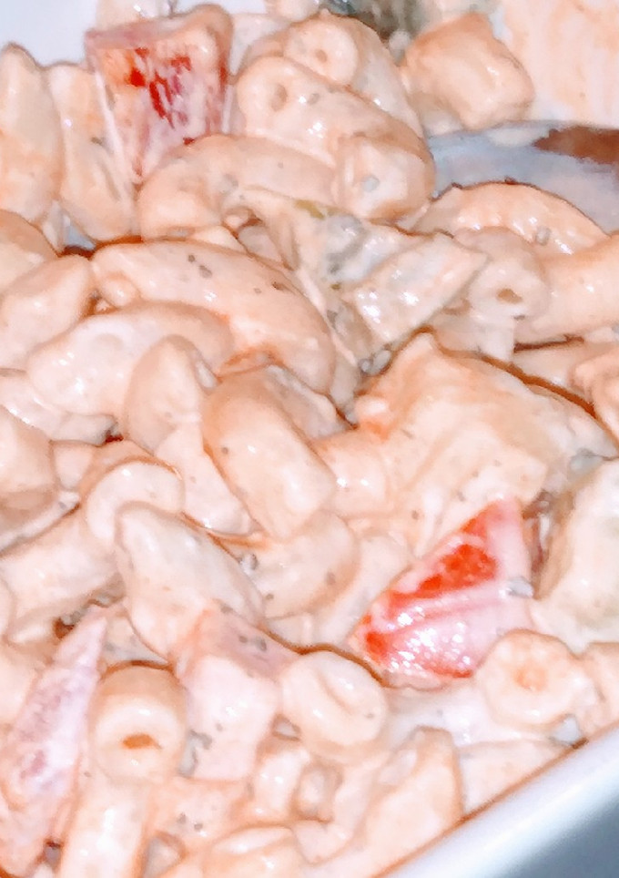 A picture of Simple macaroni salad.