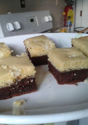 Foto resep Cake coklat&putih keju