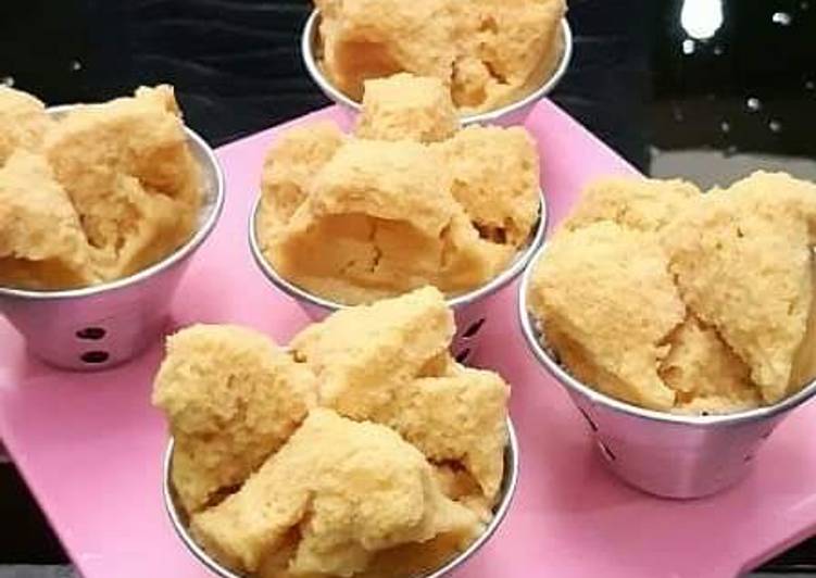 Cara Membuat Bolu kukus gula merah sederhana dan enak