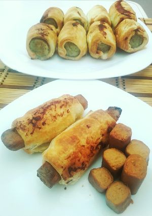 Una foto de Hojaldres de salchicha Bradburt (y variante vegana) COSORI 5,5L